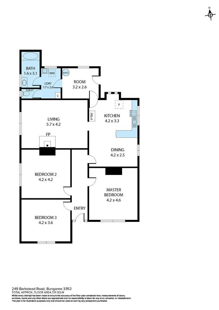 Floorplan of Homely house listing, 249 Barkstead Road, Bungaree VIC 3352