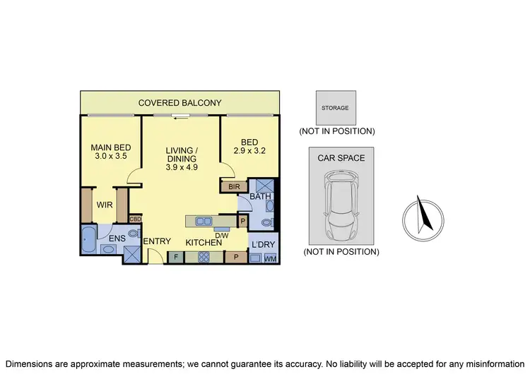 Floorplan of Homely apartment listing, 302/337 Stud Road, Wantirna South VIC 3152
