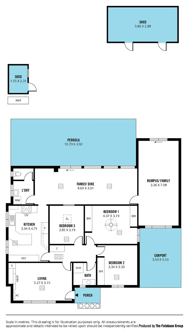 Floorplan of Homely house listing, 10 Fulton Street, Brighton SA 5048