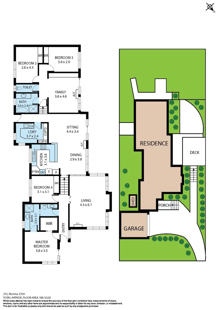 Floorplan of Homely house listing, 215 Nerrina Road, Nerrina VIC 3350