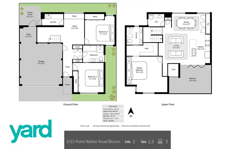 Floorplan of Homely house listing, 3/22 Point Walter Road, Bicton WA 6157