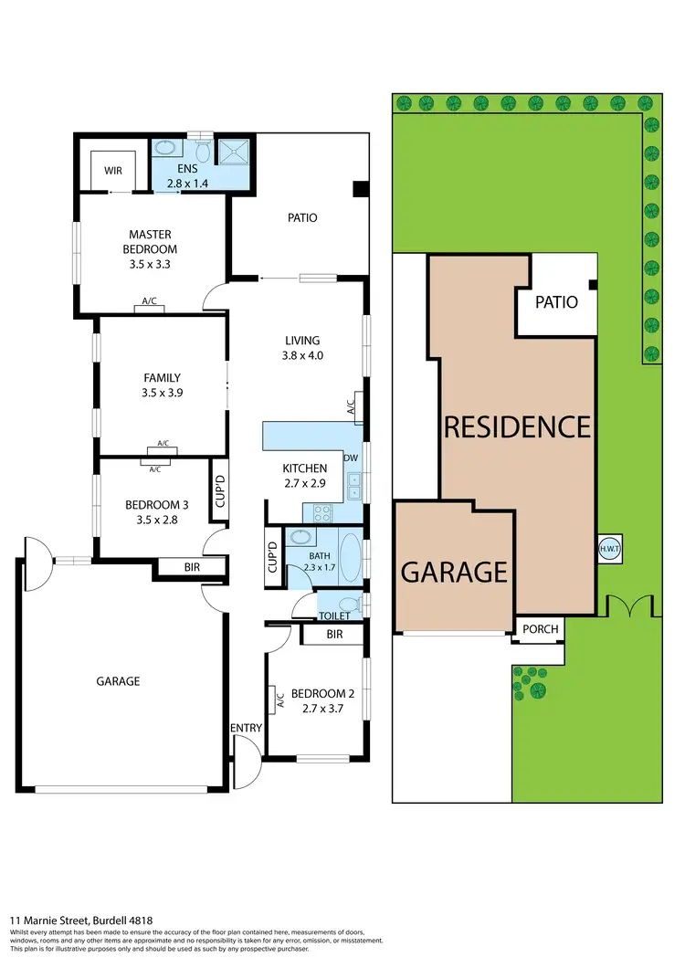 Floorplan of Homely house listing, 11 Marnie Street, Burdell QLD 4818