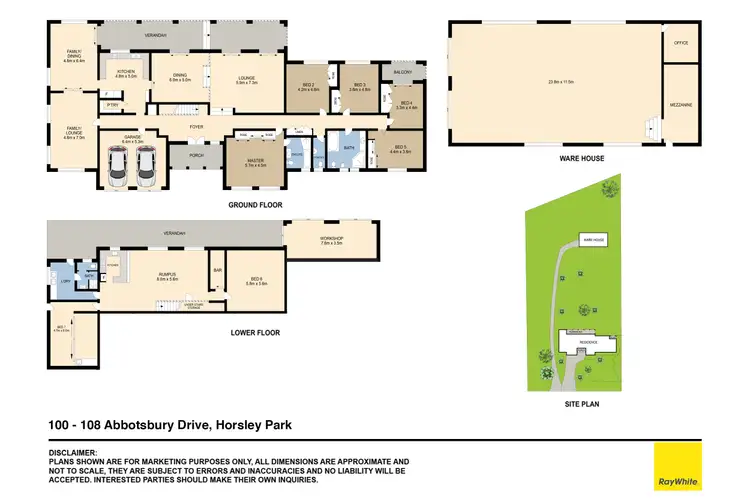 Floorplan of Homely house listing, 100-108 Abbotsbury Drive, Horsley Park NSW 2175