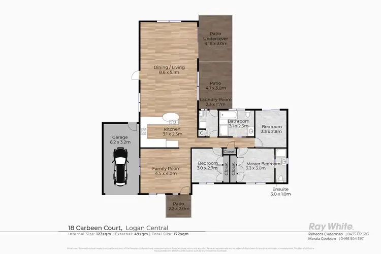 Floorplan of Homely house listing, 18 Carbeen Court, Logan Central QLD 4114
