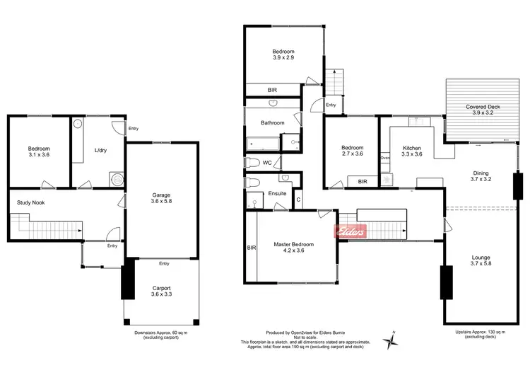 Floorplan of Homely house listing, 88 West Park Grove, Park Grove TAS 7320