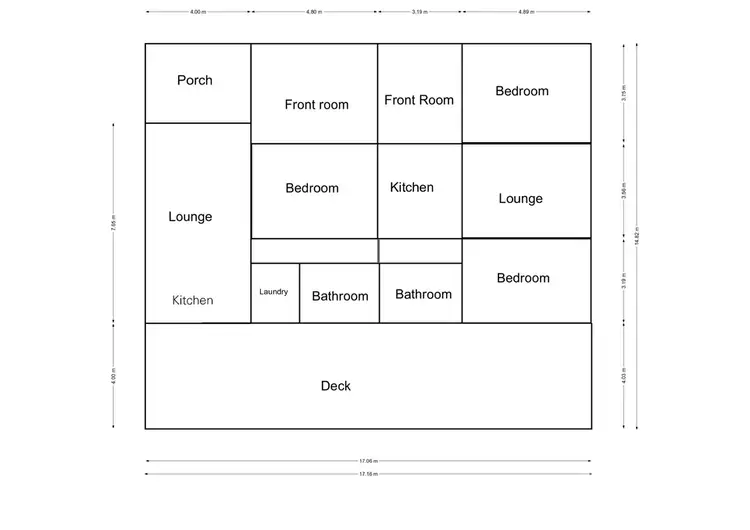 Floorplan of Homely rural property listing, 18689 Clarence Way, Woodenbong NSW 2476