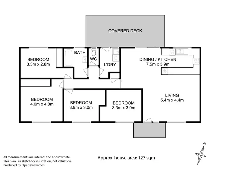 Floorplan of Homely house listing, 24 Dances Road, Cygnet TAS 7112