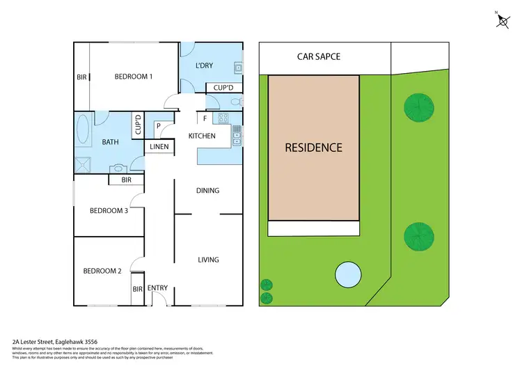 Floorplan of Homely house listing, 2A Lester Street, Eaglehawk VIC 3556