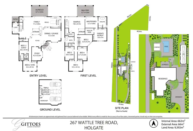 Floorplan of Homely rural property listing, 267 Wattle Tree Road, Holgate NSW 2250
