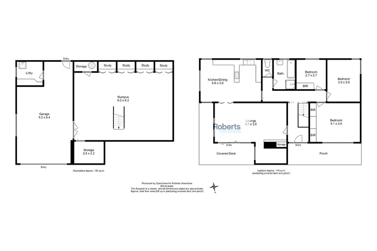 Floorplan of Homely house listing, 30-32 Kingsley Avenue, Romaine TAS 7320
