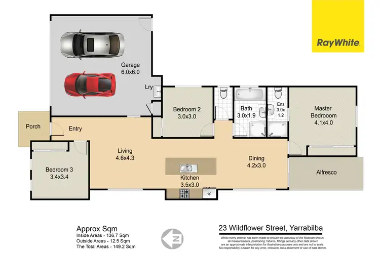 Floorplan of Homely house listing, 23 Wildflower Street, Yarrabilba QLD 4207