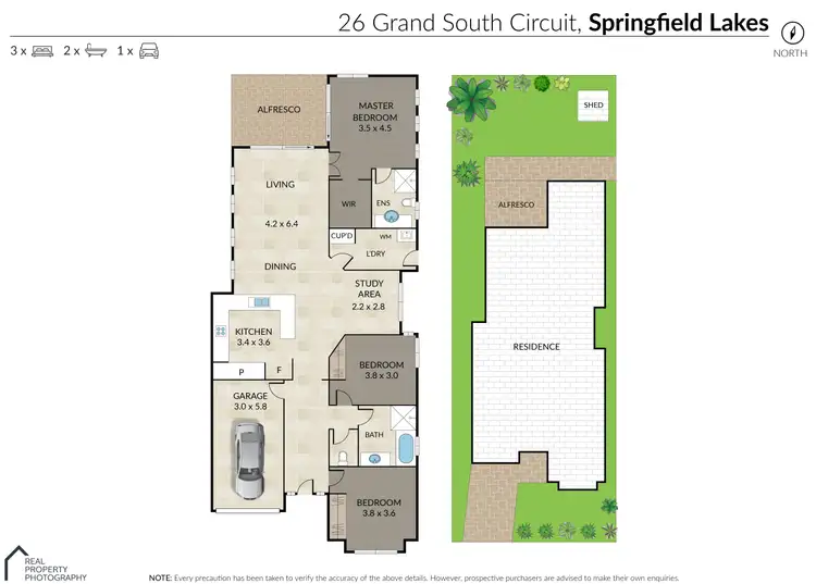 Floorplan of Homely house listing, 26 Grand South Circuit, Springfield Lakes QLD 4300