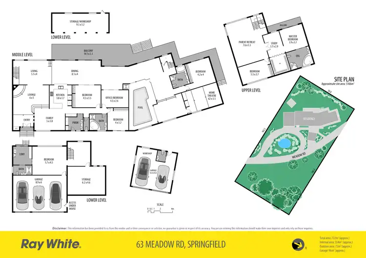Floorplan of Homely rural property listing, 63 Meadow Road, Springfield NSW 2250