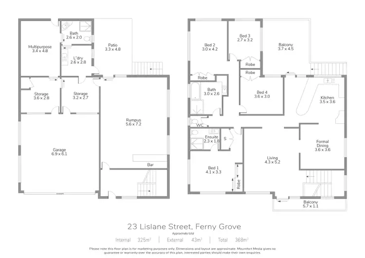 Floorplan of Homely house listing, 23 Lislane St, Ferny Grove QLD 4055
