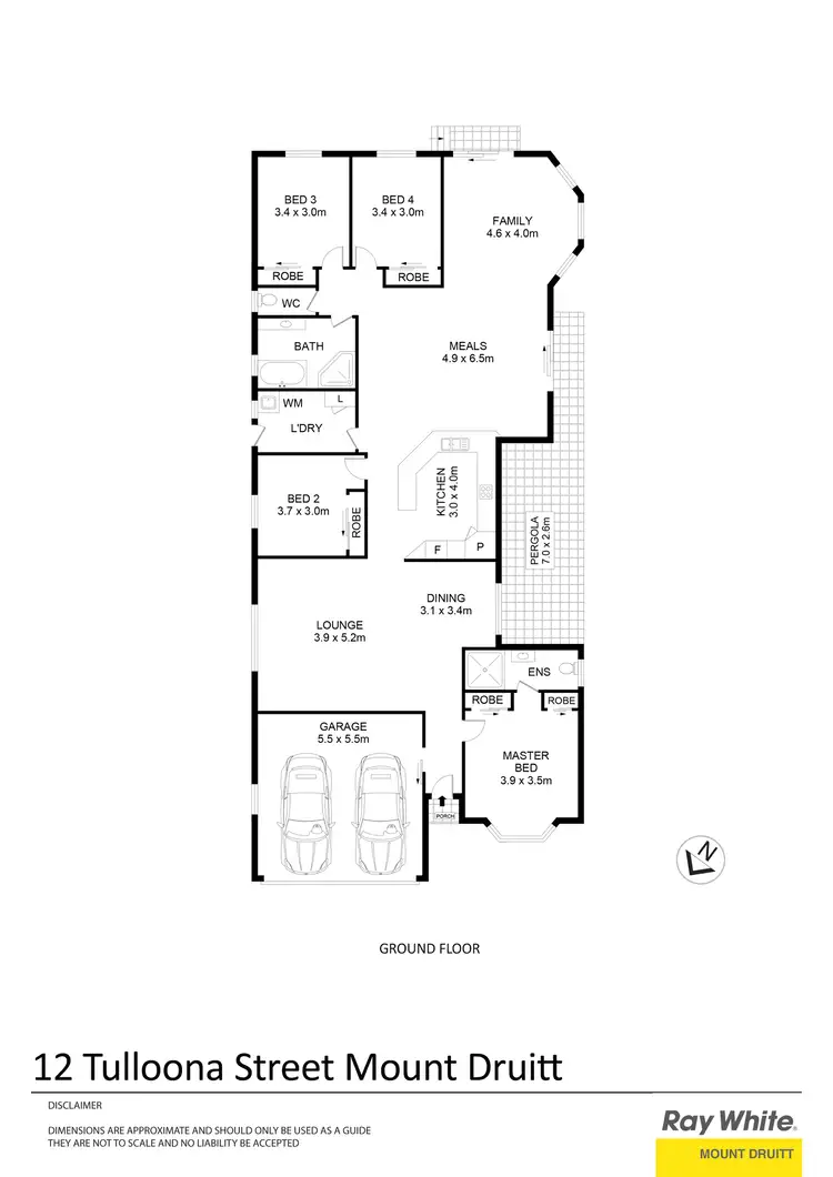 Floorplan of Homely house listing, 12 Tulloona Street, Mount Druitt NSW 2770