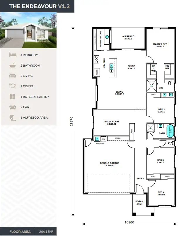 Floorplan of Homely house listing, 22 Unity Lane, South Ripley QLD 4306