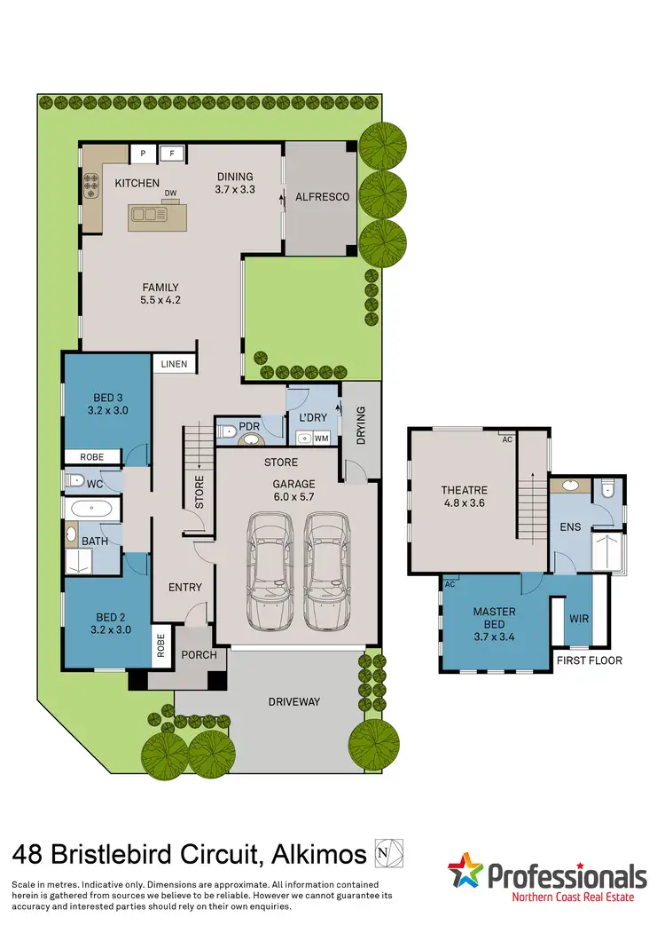 Floorplan of Homely house listing, 48 Bristlebird Circuit, Alkimos WA 6038