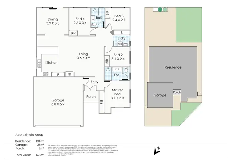 Floorplan of Homely house listing, 2 Witton Way, Landsdale WA 6065
