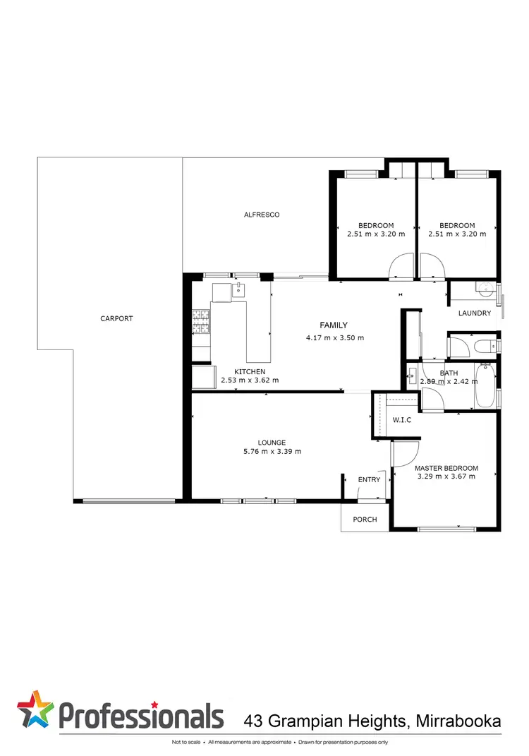Floorplan of Homely house listing, 43 Grampians Heights, Mirrabooka WA 6061