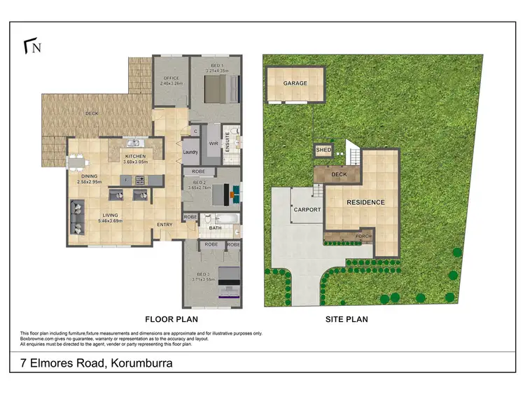 Floorplan of Homely house listing, 7 Elmores Road, Korumburra VIC 3950