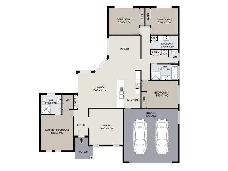Floorplan of Homely house listing, 9 Carnarvon Parade, New Auckland QLD 4680