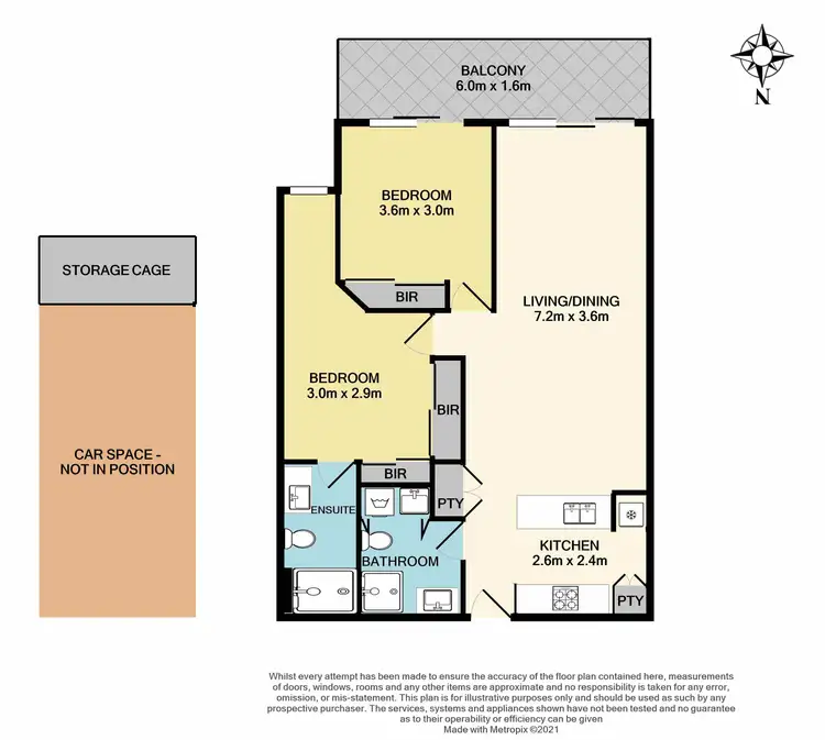 Floorplan of Homely apartment listing, 106/1 Charlnet Drive, Vermont South VIC 3133
