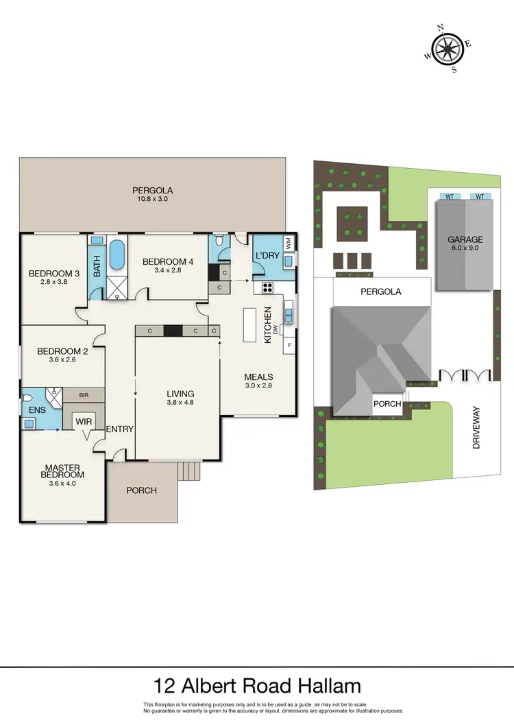 Floorplan of Homely house listing, 12 Albert Road, Hallam VIC 3803