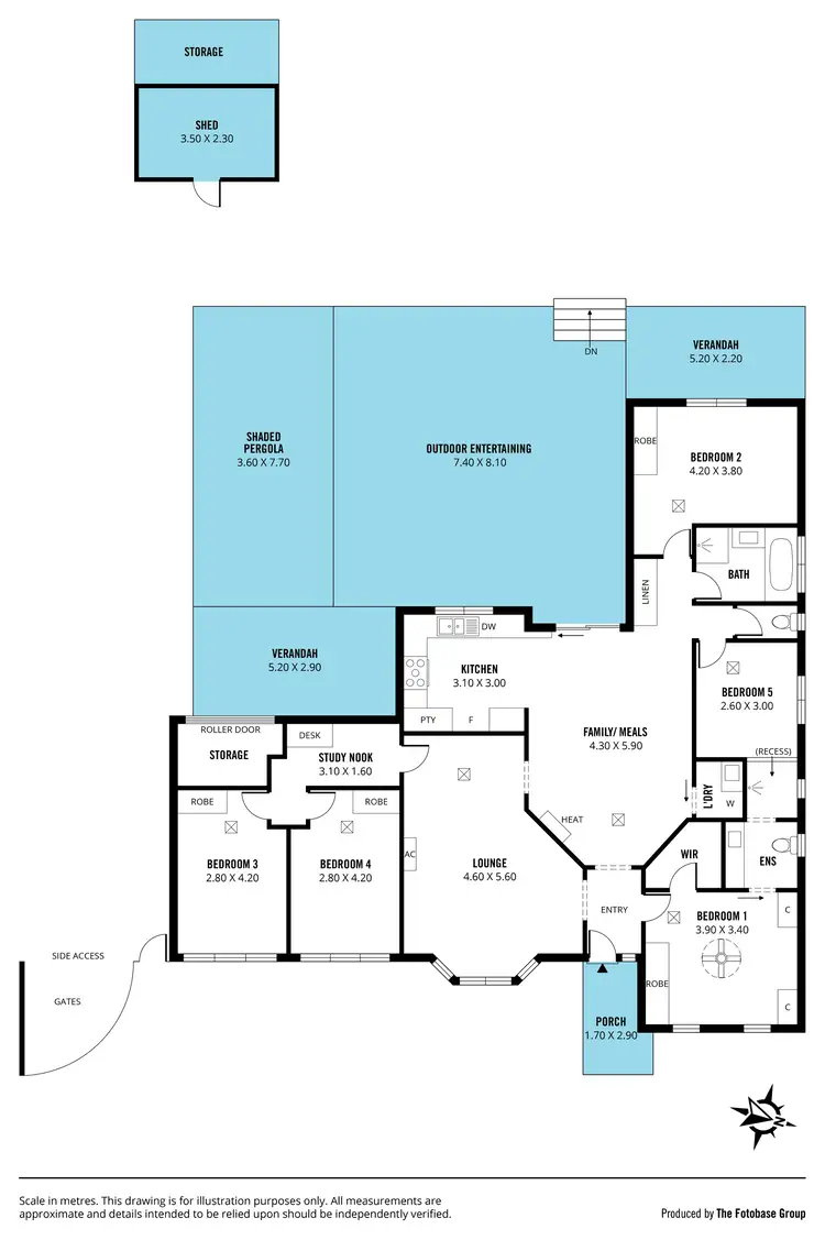 Floorplan of Homely house listing, 34 Devonshire Crescent, Old Reynella SA 5161