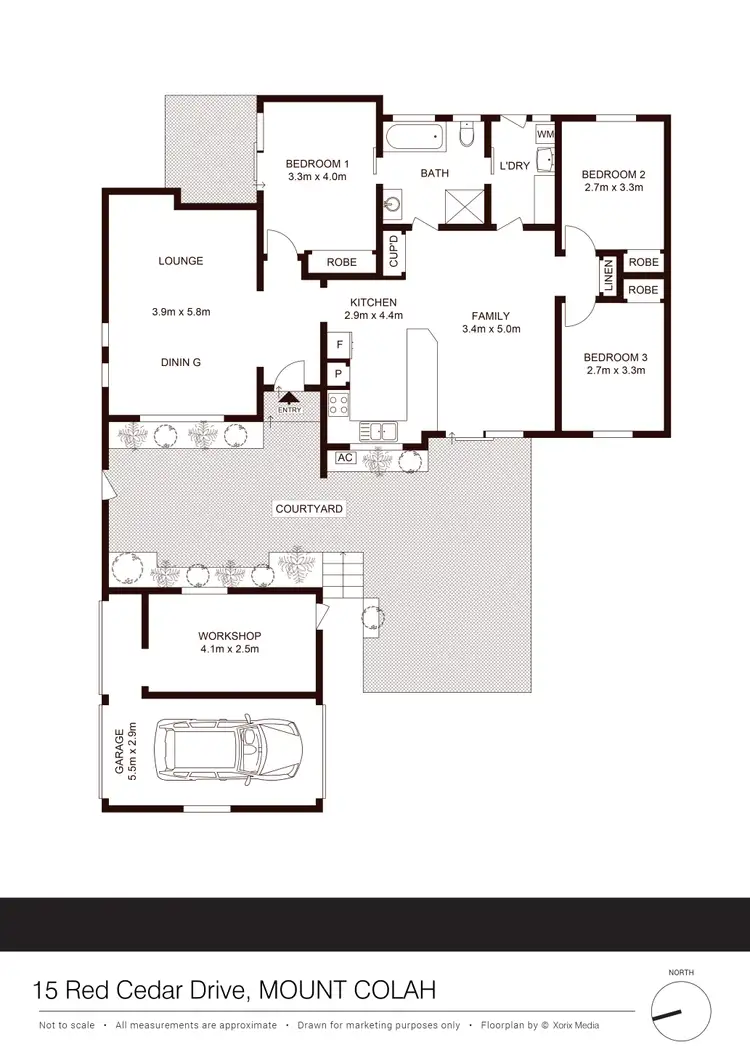Floorplan of Homely house listing, 15 Red Cedar Drive, Mount Colah NSW 2079