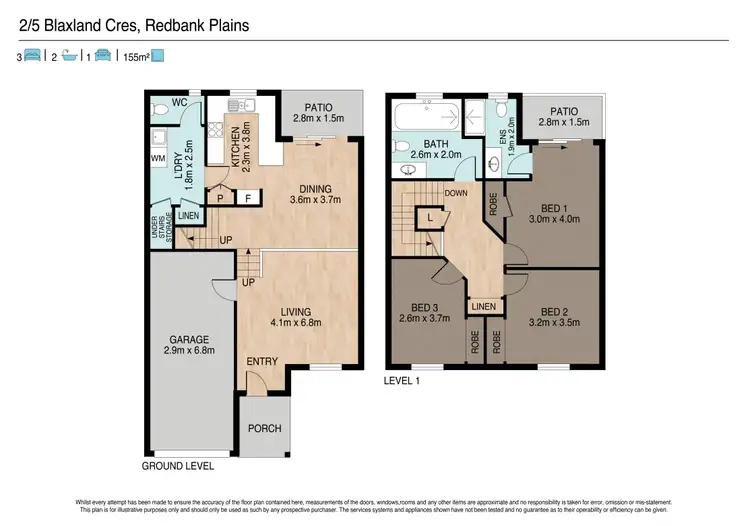 Floorplan of Homely house listing, 2/45 Blaxland Crescent, Redbank Plains QLD 4301