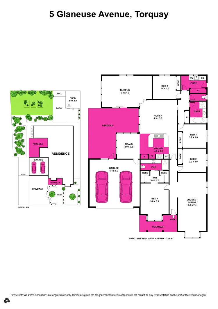 Floorplan of Homely house listing, 5 Glaneuse Avenue, Torquay VIC 3228