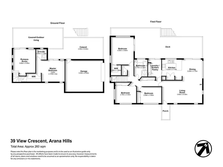 Floorplan of Homely house listing, 39 View Crescent, Arana Hills QLD 4054