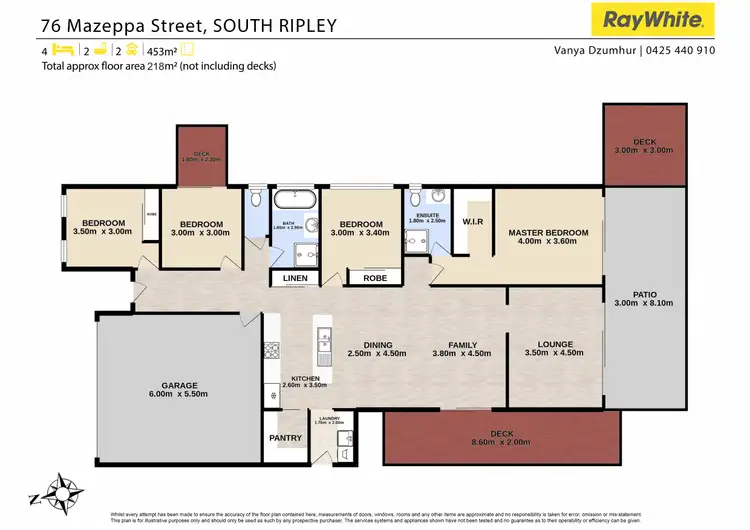 Floorplan of Homely house listing, 76 Mazeppa Street, South Ripley QLD 4306