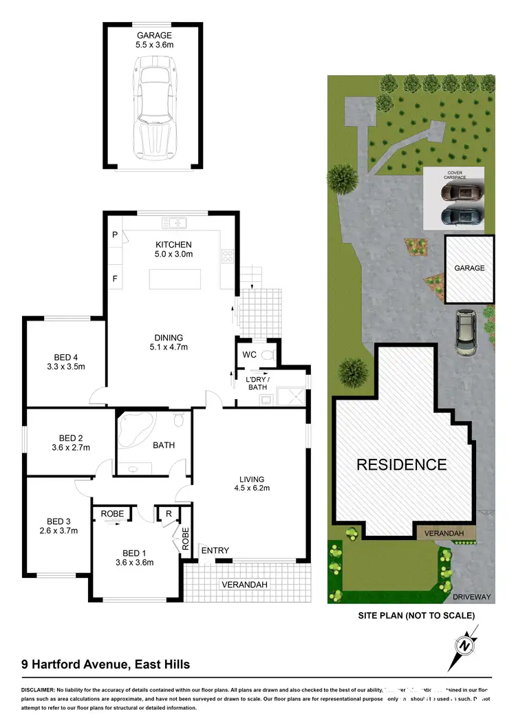 Floorplan of Homely house listing, 9 Harford Avenue, East Hills NSW 2213