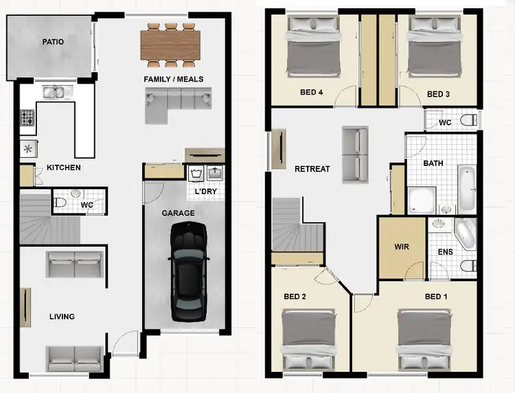 Floorplan of Homely house listing, 1/10 Patrick Court, Waterford West QLD 4133
