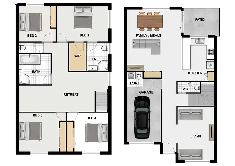 Floorplan of Homely house listing, 2/10 Patrick Court, Waterford West QLD 4133