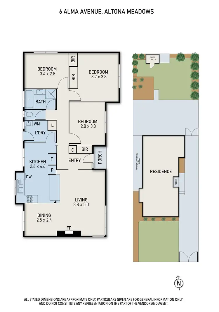 Floorplan of Homely house listing, 6 Alma Avenue, Altona Meadows VIC 3028