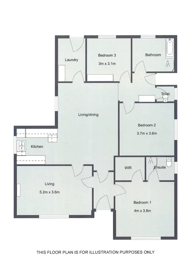Floorplan of Homely house listing, 210 SMITH STREET, Naracoorte SA 5271