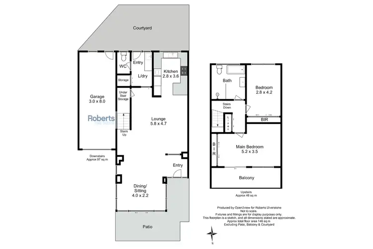 Floorplan of Homely townhouse listing, 1/22 Dial Street, Ulverstone TAS 7315