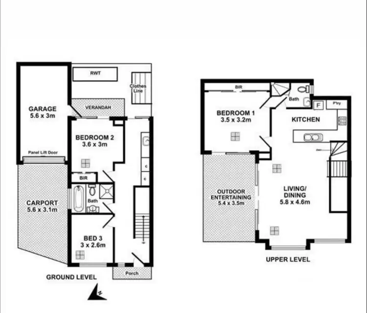 Floorplan of Homely house listing, 1/731 Port Road, Woodville SA 5011