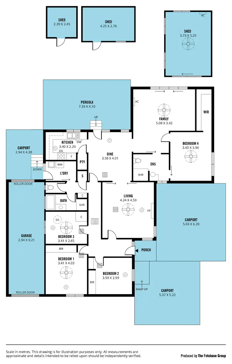 Floorplan of Homely house listing, 13 Poznan Crescent, Hackham West SA 5163
