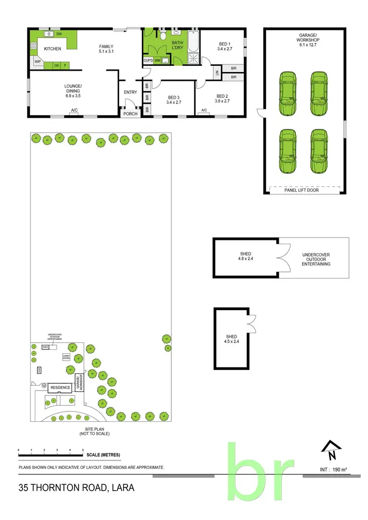 Floorplan of Homely house listing, 35 Thornton Road, Lara VIC 3212