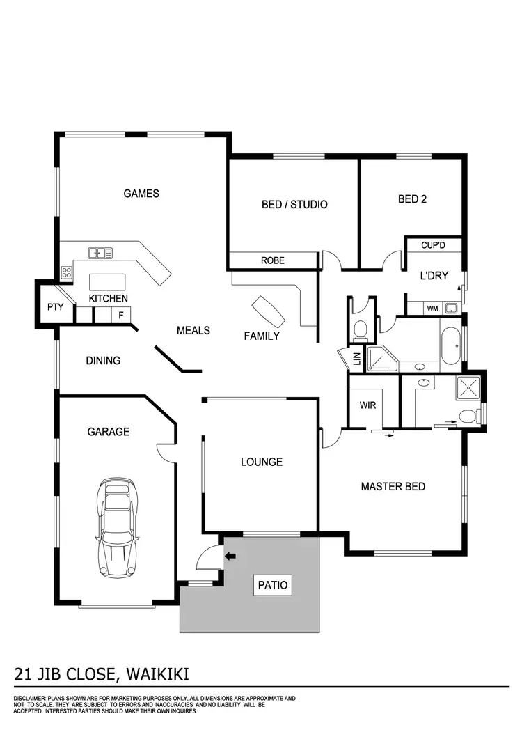 Floorplan of Homely house listing, 21 Jib Close, Waikiki WA 6169