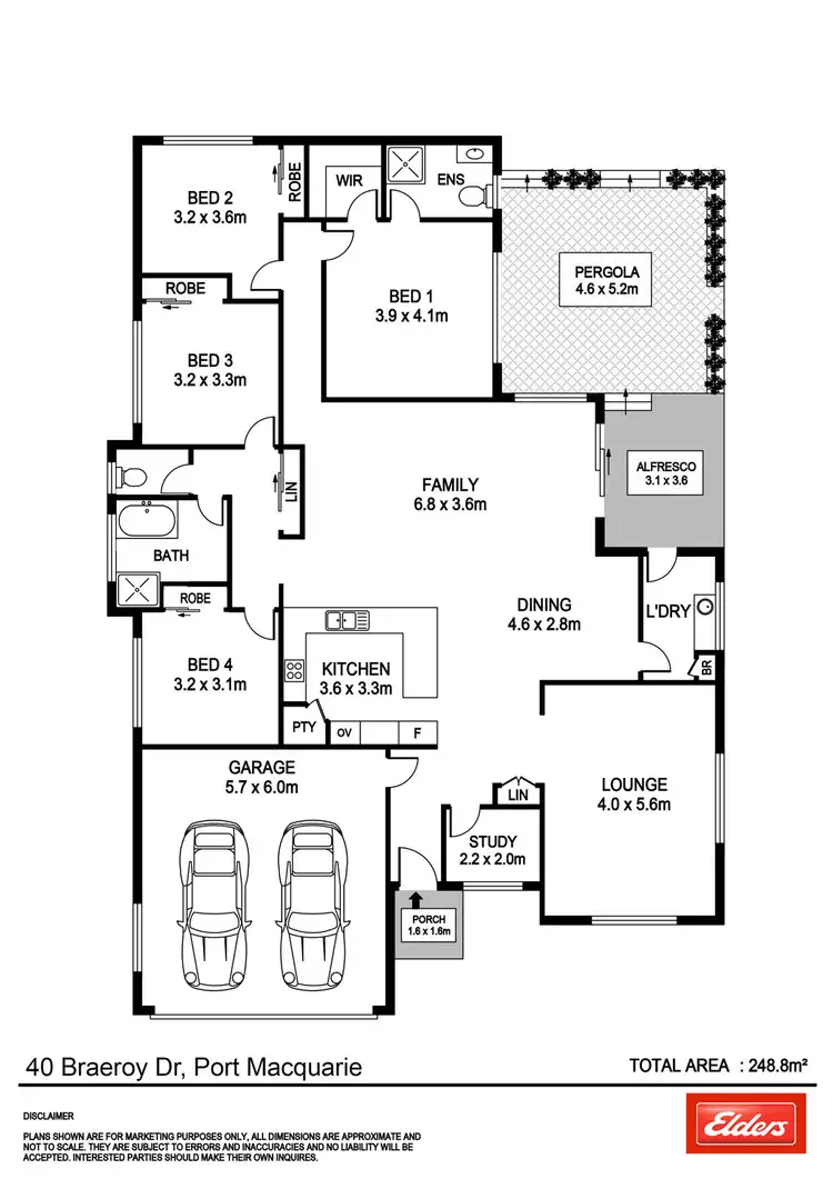 Floorplan of Homely house listing, 40 Braeroy Drive, Port Macquarie NSW 2444