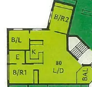 Floorplan of Homely apartment listing, 80/38 Enderley Avenue, Surfers Paradise QLD 4217