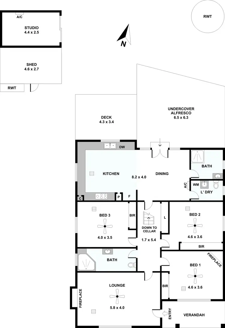 Floorplan of Homely house listing, 30 Dean Street, Angaston SA 5353