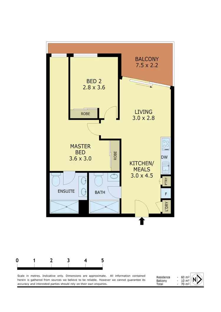Floorplan of Homely apartment listing, 215/868 Blackburn Road, Clayton VIC 3168