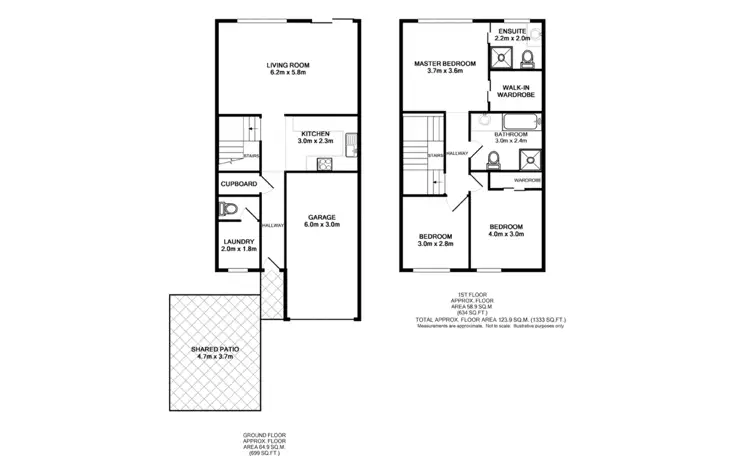 Floorplan of Homely townhouse listing, 2/7-9 Helm Close, Salamander Bay NSW 2317