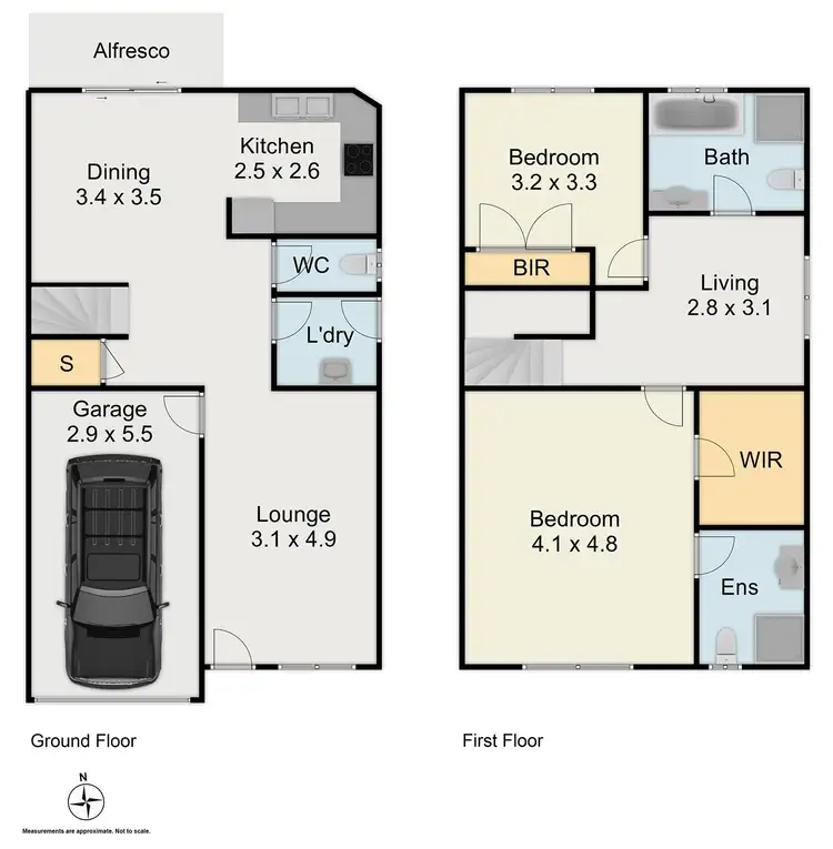 Floorplan of Homely townhouse listing, 11/7 Graham Street, Doonside NSW 2767