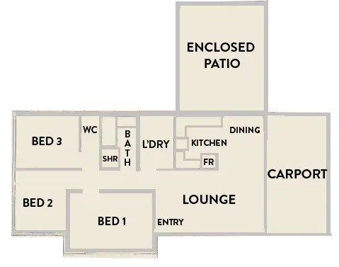 Floorplan of Homely house listing, 47 Luckhurst Drive, Mandurah WA 6210